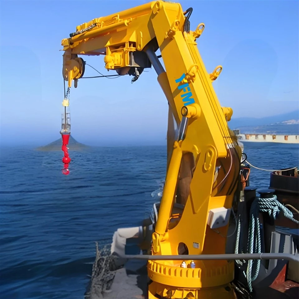 Knuckle Boom Deck Crane factory