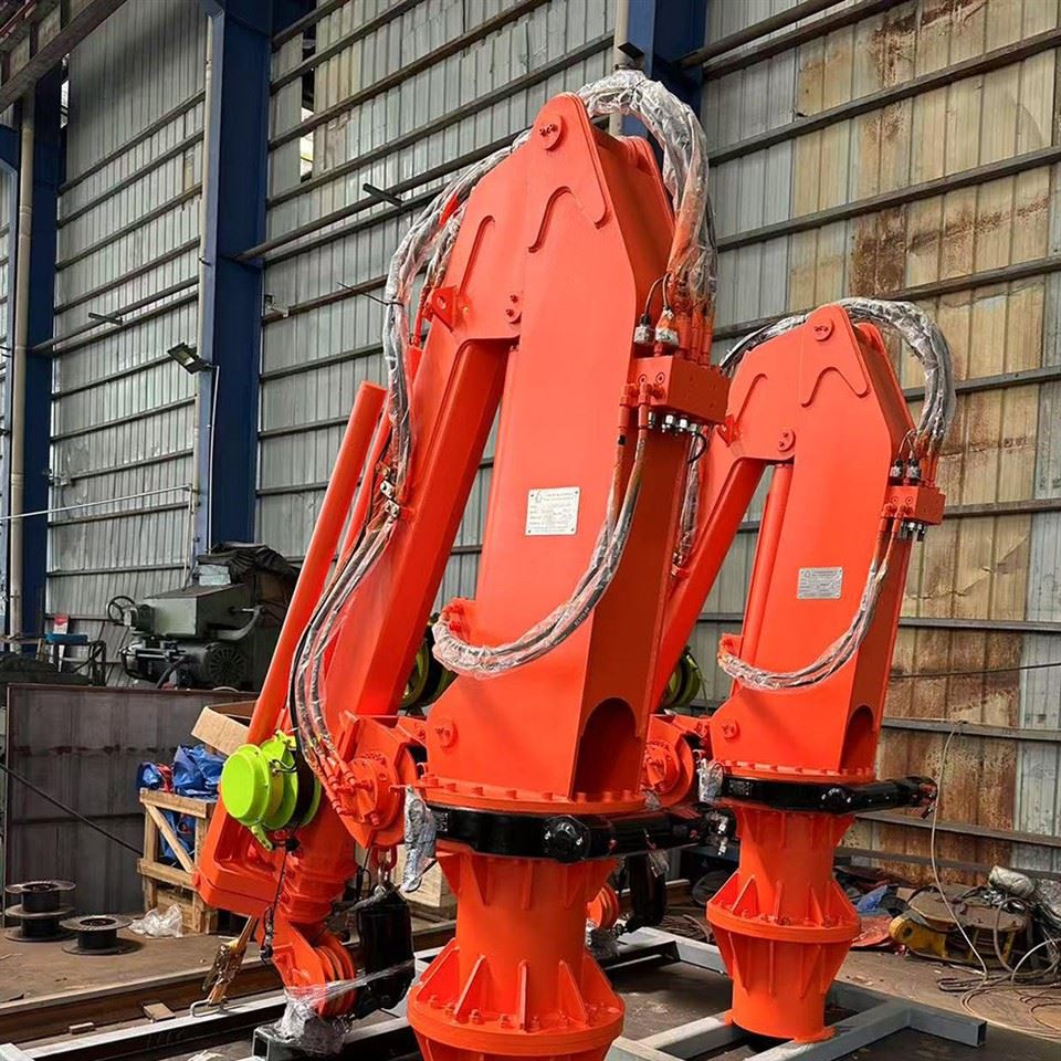 Knuckle Boom Ship Crane