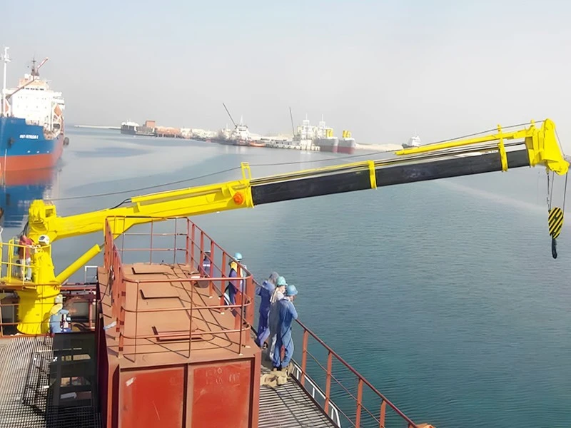 hydraulic telescopic deck crane hydraulic telescopic deck crane