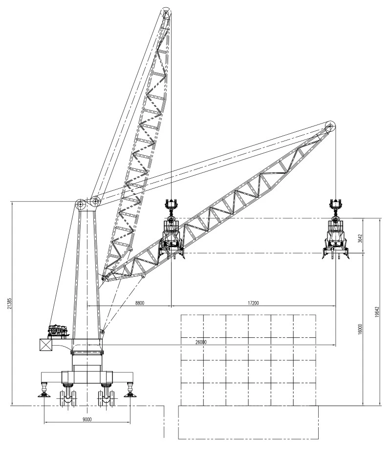 65t 20m Tyre-Mounted Container Crane 65t 20m Tyre-Mounted Container Crane