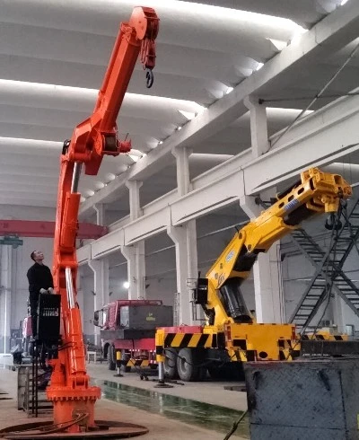 folding boom deck crane folding boom deck crane