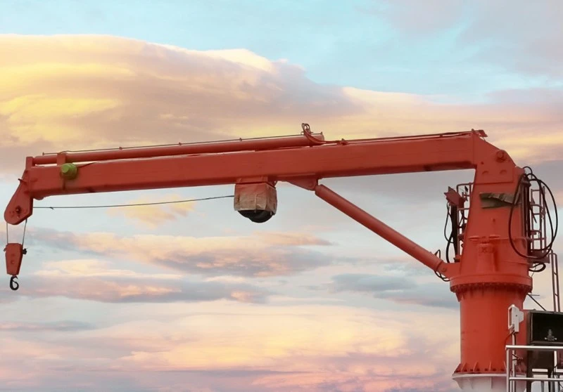 telescopic deck crane telescopic deck crane