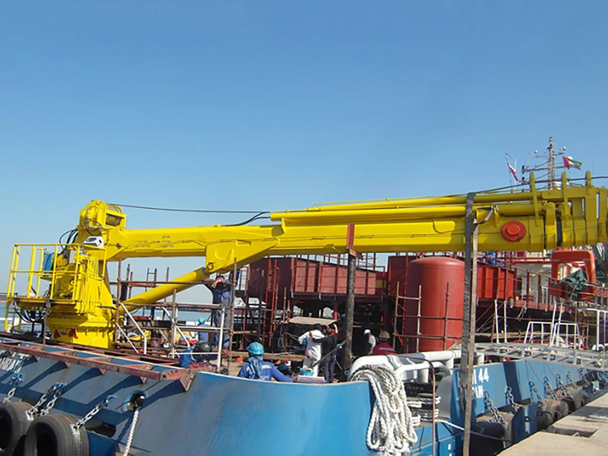 telescopic deck crane telescopic deck crane